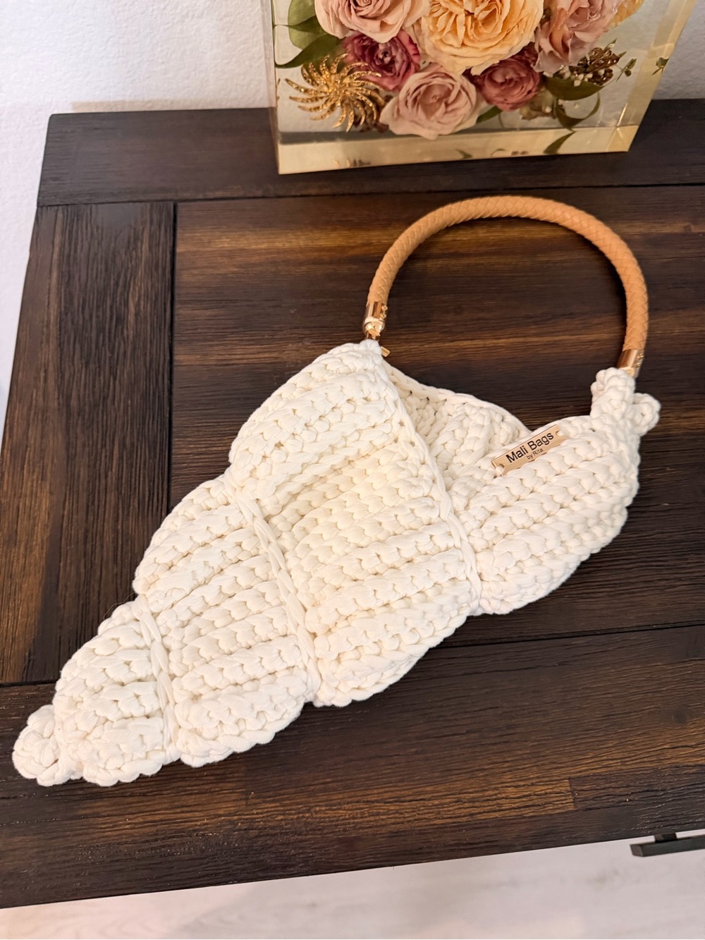 Ariel cone seashell bag Mali Bags by Rita